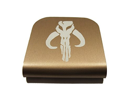 Morale Tags Mandalorian Star Wars Hat Clip for Tactical Patch Caps -Copper-