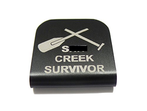 Morale Tags Sh Creek Survivor Hat Clip for Tactical Patch Caps -Black-