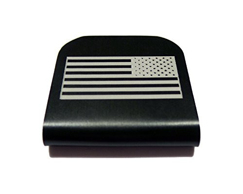 Morale Tags Reverse American Flag USA Hat Clip for Tactical Patch Caps -Black-