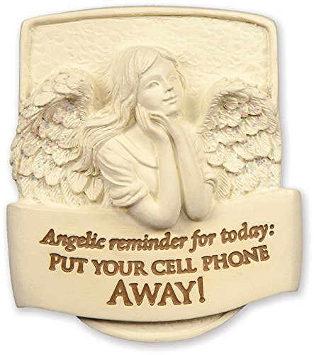 AngelStar 2-1/2-Inch Tall Drive Safely Visor Clip, Put Your Cell Phone Away