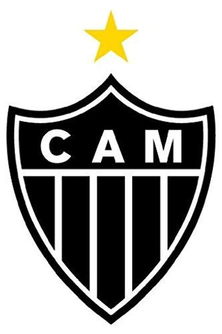 Pack of 4-3" Stickers -Clube Atletico Mineiro Brazil Soccer Football Sticker Pack of 4-3" Stickers -Clube Atletico Mineiro Brazil Soccer Football Sticker