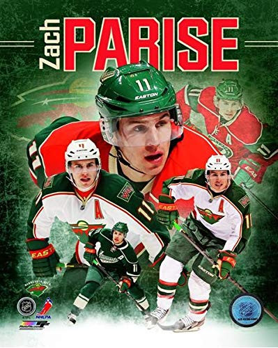 Zach Parise Minnesota Wild NHL Composite Photo -Size: 8" x 10"-