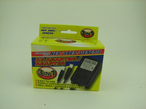 NES/SNES/GENESIS 3 IN 1 AC ADAPTER [Nintendo NES-