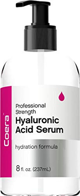 Hyaluronic Acid Serum for Face and Skin | 8 oz | Paraben and SLS Free Moisturizer | By Coera Hyaluronic Acid Serum for Face and Skin | 8 oz | Paraben and SLS Free Moisturizer | By Coera