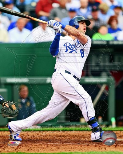 MLB Mike Moustakas Kansas City Royals 2013 Action Photo 8x10