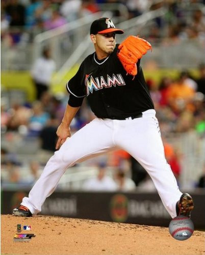 MLB Jose Fernandez Miami Marlins 2014 Action Photo -Size: 8" x 10"-