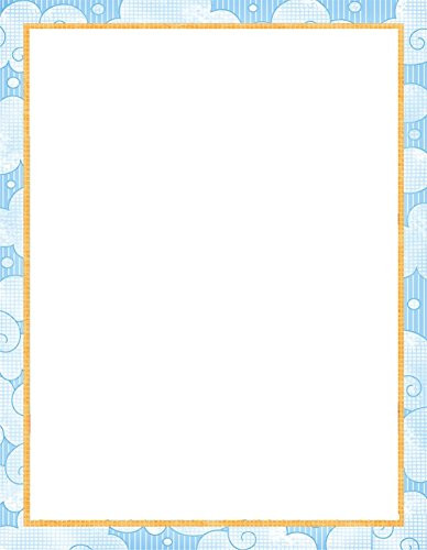 NEW Clouds Letterhead Stationery Paper 26 Sheets