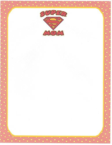 Mother's Day Super Mom Stationery Printer Paper 26 Sheets