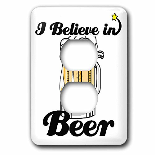 3dRose lsp_104800_6 I Believe In Beer 2 Plug Outlet Cover Multicolor 3dRose lsp_104800_6 I Believe In Beer 2 Plug Outlet Cover Multicolor