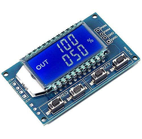 Icstation LCD Display PWM Frequency Meter 1Hz-150KHz DC 3.3V-30V Adjustable Duty Ratio 0~100 percent Square Rectangular Wave Signal Generator