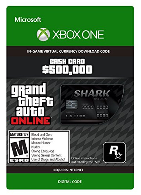 Grand Theft Auto V Bull Shark Cash Card - Xbox One [Digital Code-