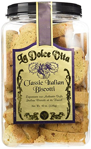 Fresh La Dolce Vita Classic Italian Biscotti 40 Oz of JAR