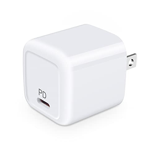 USB C Charger Block for iPhone, 20W Fast Charge USB C Adapter Power Brick Type C Quick Charging Box Cube Plug for iPhone 12/11 Pro Max/Mini/SE/XR/XS Max/X/8 Plus,iPad Pro,Samsung,Pixel,iPhone Charger