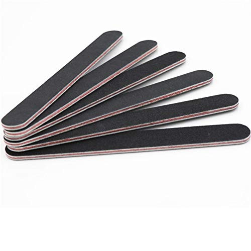EELHOE Nail File and Buffer, Professional Manicure Tools Kit 6pcs Rectangular Art Care Buffer Block 6pcs 100/180 Grit Double sided Nail Files 12Pcs/Pack