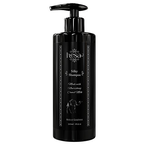 Natural Shampoo with Camel Milk  and  Tea Tree - Best Treatment for Damaged and Dry Hair, Hair Loss, Dandruff, Color  and  Keratin Treated. Sulfate Free and Anti-Frizz for Women  and  Men. 500ml / 17.6 oz
