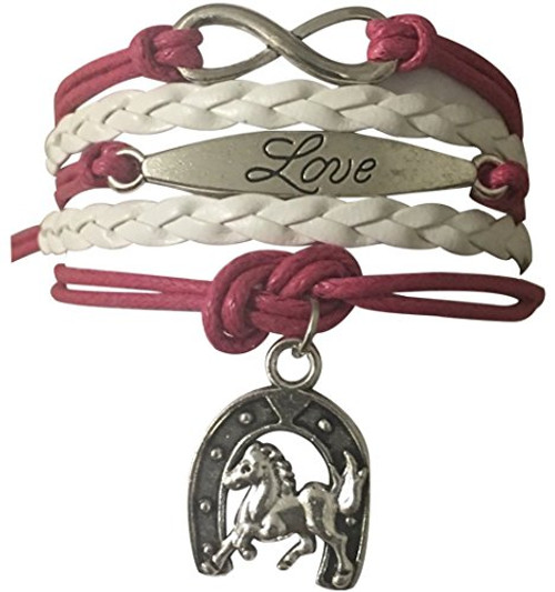 Infinity Collection Horse Charm Bracelet, Horse Lovers Equestrian Jewelry for Women Infinity Collection Horse Charm Bracelet, Horse Lovers Equestrian Jewelry for Women