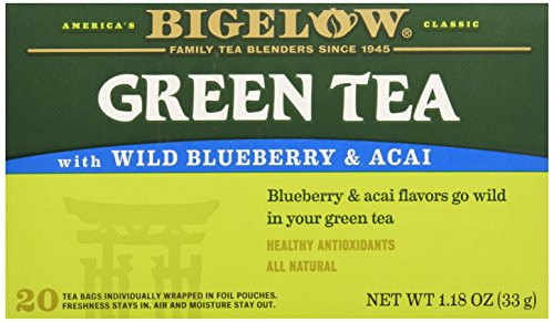 Bigelow Tea Green Tea with Blueberry, 20 ct Bigelow Tea Green Tea with Blueberry, 20 ct