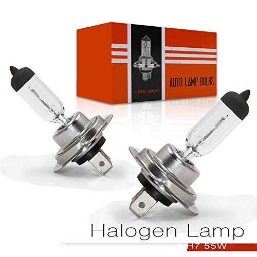 H7 PX26d Halogen HeadLight Bulb - NSLUMO 12V/55W 4300K Clear Glass Xenon Halogen Bulb Replacement External Light Source Car Auto Head Lamp -H7-