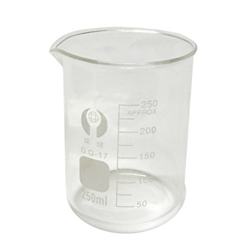 Lab Graduated Beakers Laboratory Glass Measuring Low Form Beaker, 250ml