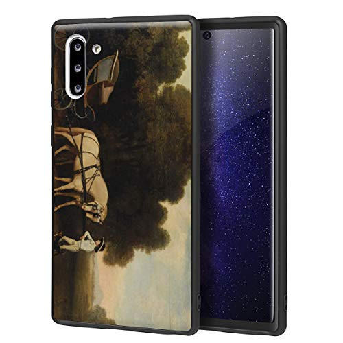 George Stubbs for Samsung Galaxy Note 10 Case/Art Cellphone Case/Giclee UV Reproduction Print on Mobile Phone Cover-Phaeton with A Pair of Cream Ponies and A Stable Lad-