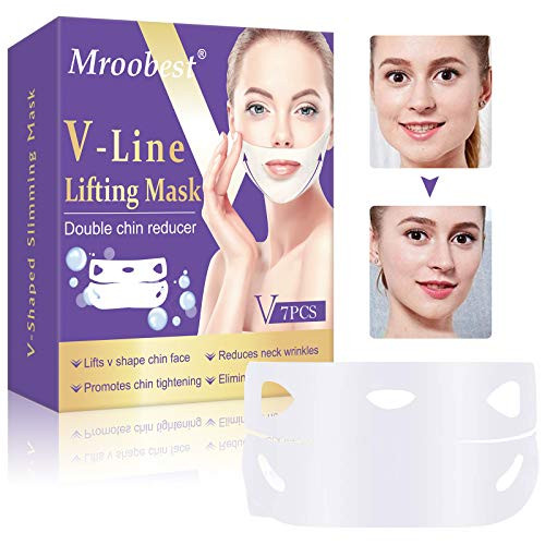 V Line Mask, Face Lift Mask, Chin Up Patch, Double Chin Reducer Mask, V-Shaped Slimming Mask, Moisturizing Contour Firming and Tightening Face, Slimming and Firming Face Lift
