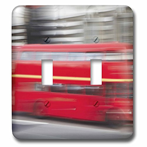 3dRose lsp_82769_2 Routemaster Double-Decker Bus London England Eu33 Dwa0000 David Wall Double Toggle Switch
