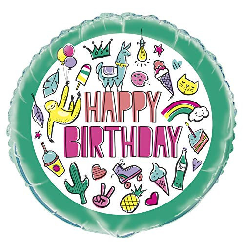 Unique Industries 73217 18" Foil Favorite Things Birthday Balloon