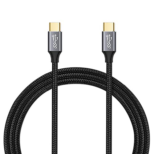 5A Type C Cable USB 3.1 Gen2 10Gbps USB C to USB C 100W Fast Charge Cord with 4K Video Output Cables for MacBook/Samsung