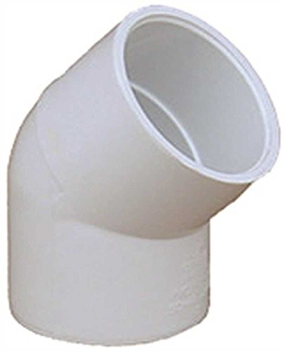 PROPLUS GIDDS-99124 Pvc Schedule 40 45 Degree Elbow, 1-1/2"