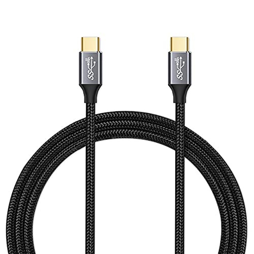 AutoAssem 5A Type C Cable USB 3.1 Gen2 10Gbps USB C to USB C 100W Fast Charge Cord with 4K Video Output Cables for MacBook/Samsung