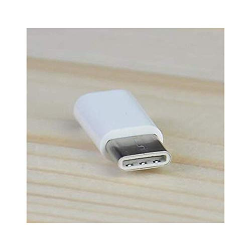 Universal USB 3.1 Type-C Male Connector to Micro USB Female Converter USB-C Data Adapter Type C Device,White