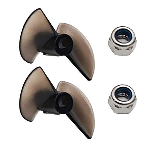 Fityle 2X Rudder Tail Propeller for Feilun FT011 Remote Control RC Boat Spare Parts