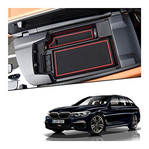 LFOTPP 2017 2018 2019 5-Series G30 G31 Armrest Center Console Organizer Tray Accessories with Coin and Sunglass Holder,Secondary Storage Box LFOTPP 2017 2018 2019 5-Series G30 G31 Armrest Center Console Organizer Tray Accessories with Coin and Sunglass Holder,Secondary Storage Box