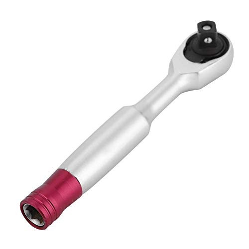 1/4' Ratchet Wrench,Mini 1/4 Inch Rachet Wrench Set Repair Tool Compatible with Vehicle ycle Bike Socket Wrench Kit Tool-100mm-