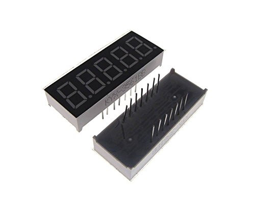 0.36" 5 Digit 7-Segment LED Display DIP Common Anode - Red