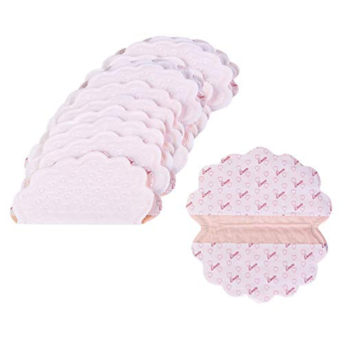 HEALLILY Underarm Sweat Pads Disposable Underarm Pads Armpit Sweat Pads Perspiration Pads Shield Absorbing Anti Perspiration Odor Sheet for Men and Women 40pcs -White-