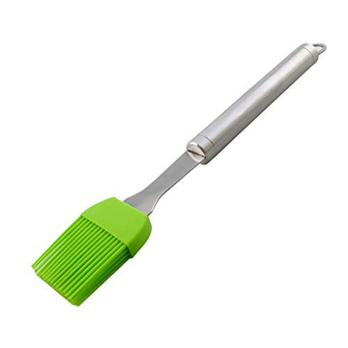Protable Heat Resistant Barbecue Basting Brush Pastry Stainless Steel BBQ Grill steak knives knife set hair clips barbecue sauce barbecue grill barbecue barbecue grills barbecue accessories Meat BBQ