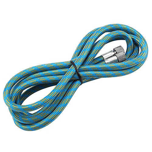 Delaman Braided Airbrush Hose 1.8M Braided Airbrush Hose Compressor Air Tool 1/8" to 1/8" Adaptor Fitting