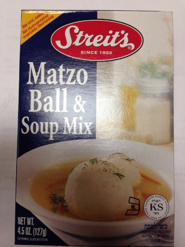 Streit's Matzo Ball  and  Soup Mix, 4.5 Oz