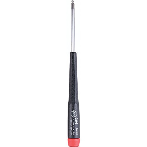 Wiha 26440 Ball End Hex Screwdriver with Precision Handle, Metric, 4.0 x 60mm