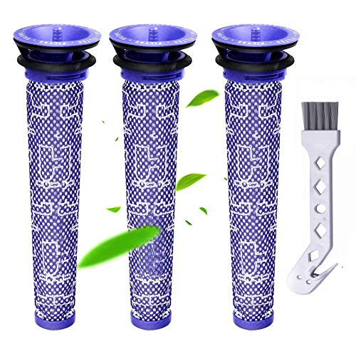 Smyidel Filter for Dyson,Pre Filter Replacements for Dyson DC58 DC59 DC61 DC62 DC74 V6 V7 V8,Washable Dyson Parts, Replacements Part,3 Packs -A-