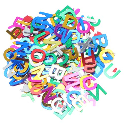 TOYANDONA 12000 Pcs Alphabets Confetti Glitter Christmas Party Confetti Holiday Birthday Table Scatter for Christmas Birthday Wedding Party Decoration