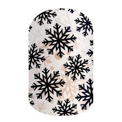 Jamberry Silent Snow Nail Wrap -Full Sheet-