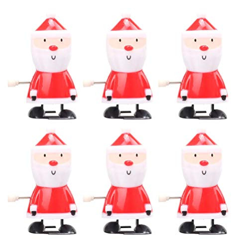 Amosfun 6 Pcs Christmas Wind Up Toys Santa Claus Snowman Clockwork Toys Figure Ornaments Christmas Holiday Party Supplies Favors Goodie Bag Fillers Amosfun 6 Pcs Christmas Wind Up Toys Santa Claus Snowman Clockwork Toys Figure Ornaments Christmas Holiday Party Supplies Favors Goodie Bag Fillers