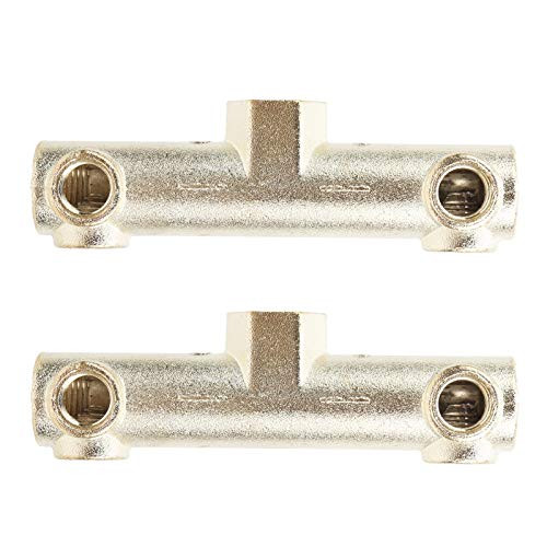 Stable Convenient Valve Connector Air Compressor Connectors 2Pcs Compact Size for Air Compressors