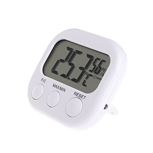 HELYZQ LCD Display Digital Hygrometer Temperature Humidity Meter Max Min Thermometer