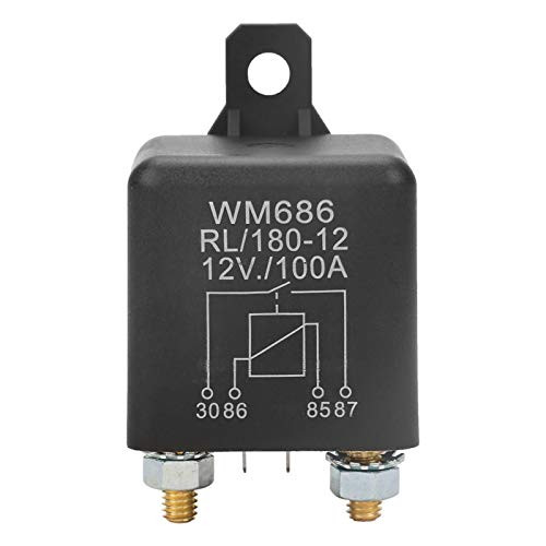 Lovely Summer Starter Relay, 12Vdc Normal Open Car Starter Relay, Car Battery Control Relay Stable 100A WM686 for Auto Start Power Switch Small Crane