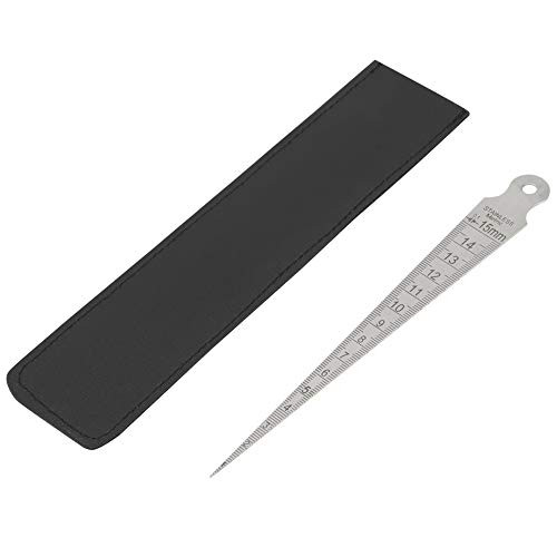 Taper Gauge, Feeler Measuring Tool Wedge Feeler, 0-15mm Wedge Feeler for Industry