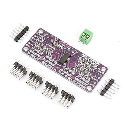 Durable I2C Interface 25MHz Internal Crystal Oscillator PWM Servo Driver, PWM Servo Driver for Raspberry, Stable for Raspberry Experiment