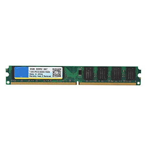 Zopsc 2GB 667MHZ DDR2 Memory Module 1.8V 240PIN 2GB RAM Ensure Stable and Fast Data Transmission, for PC2-5300 Desktop Computer for AMD Motherboard Zopsc 2GB 667MHZ DDR2 Memory Module 1.8V 240PIN 2GB RAM Ensure Stable and Fast Data Transmission, for PC2-5300 Desktop Computer for AMD Motherboard